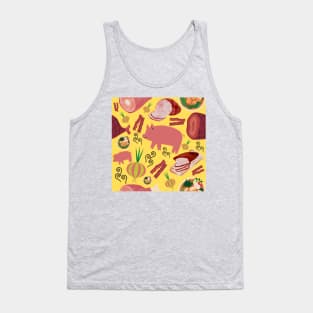 Porky Food Feast Tank Top